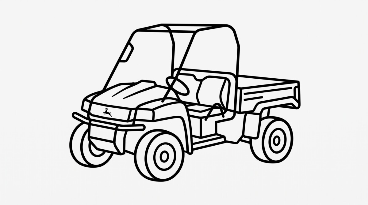 John Deere Gators vector